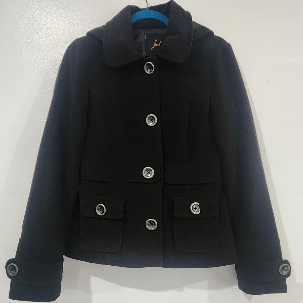 Jack Brand Peacoat Womens Medium Black